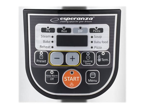 Esperanza COOKING MATE - Multicooker - 5 liter - 860 W