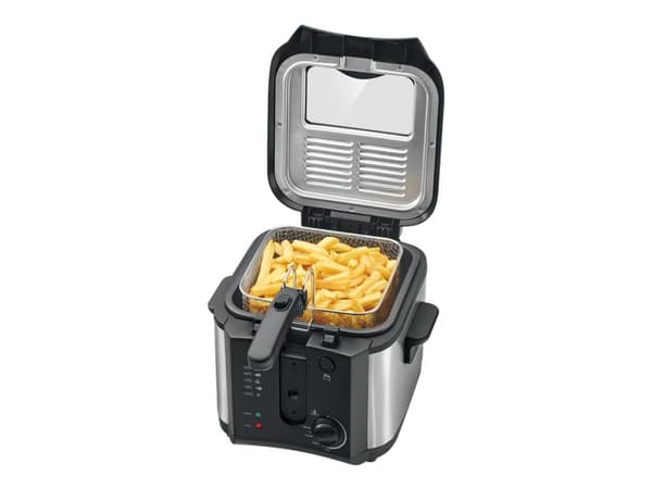 Clatronic FR 3649 - Friturapparat - 2,5 liter - 1,6 kW Sort