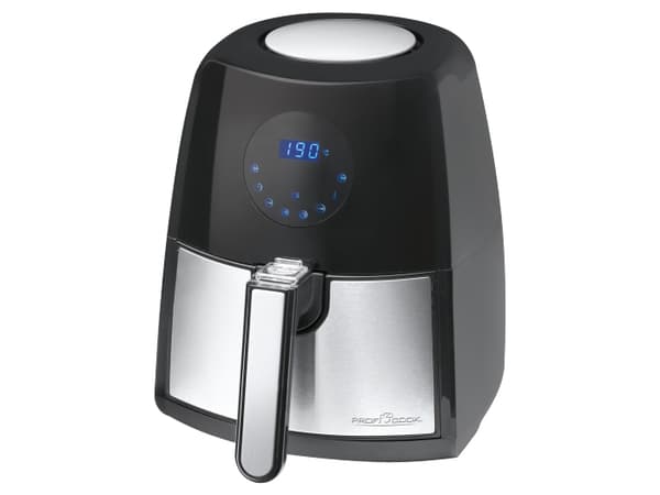 ProfiCook PC-FR 1147 H - Varmluftsteker - 2.5 liter - 1.5 kW - rustfritt stål / svart