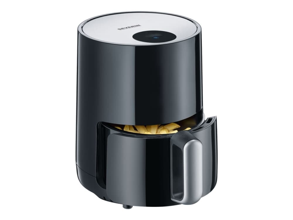 SEVERIN FR 2455 - Varmluftsfritös - 1.8 liter - 900 W - svart/silver