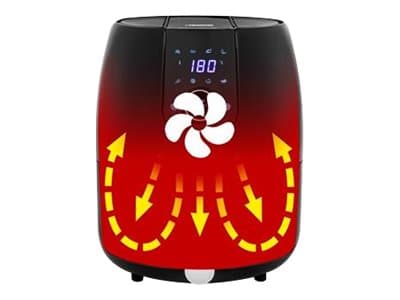 Princess 182025, Kuumakiertoilmakypsennin, 4,5 L, 1,2 kg, 80 °C, 200 °C, 7 henkilö(t)
