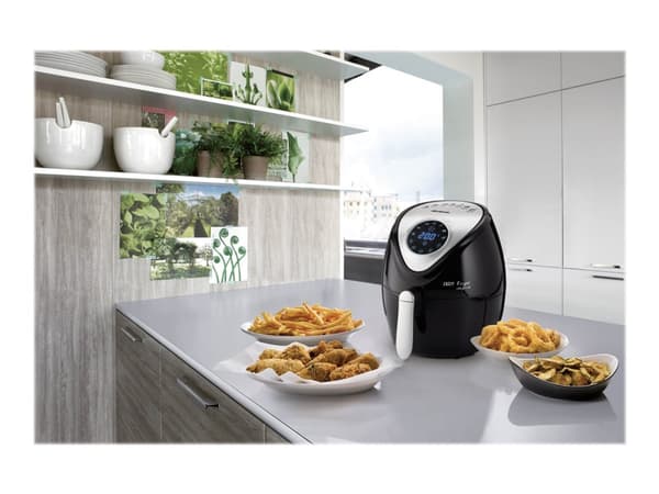 Ariete Airy 4616 - Varmluftsfritös - 2.6 liter - 1.3 kW Svart, Silver