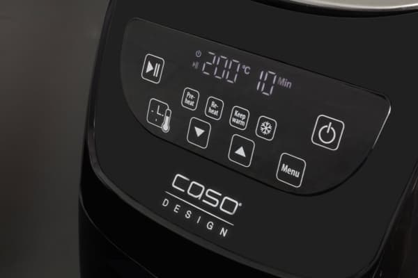 Caso AF 250, Varmluftsfrityr, 3 l, 60 °C, 200 °C, 60 min, Single/enkelt