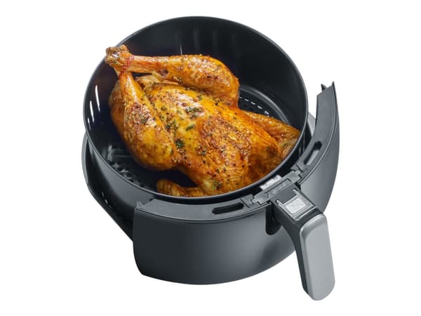 SEVERIN FR 2445 - Varmluftsfritös - 5 liter - 2 kW - silvermetallic/svart