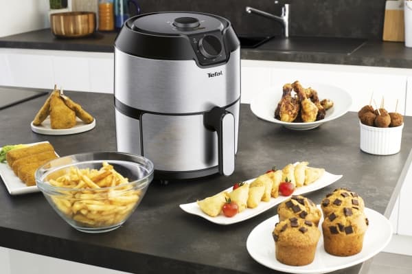 Tefal Easy Fry EY201D, Varmluftsteger, 4,2 L, 1,2 kg, 80 °C, 200 °C, 60 min.