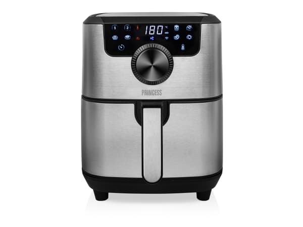 Princess 182037 Single 4,5 l Fristående 1500 W Varmluftsfritös Silver