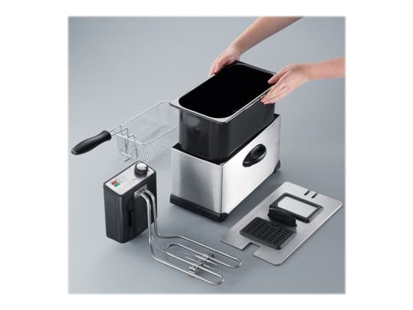 SEVERIN FR 2431 - Friteerauskone - 2 kW - harjattua ruostumatonta terästä