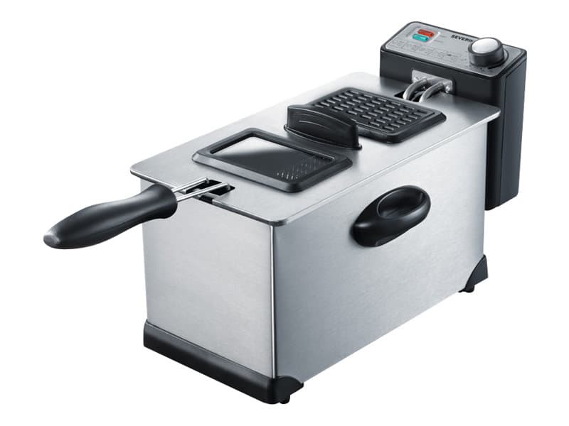 SEVERIN FR 2431 - Fritös - 2 kW - borstat rostfritt stål