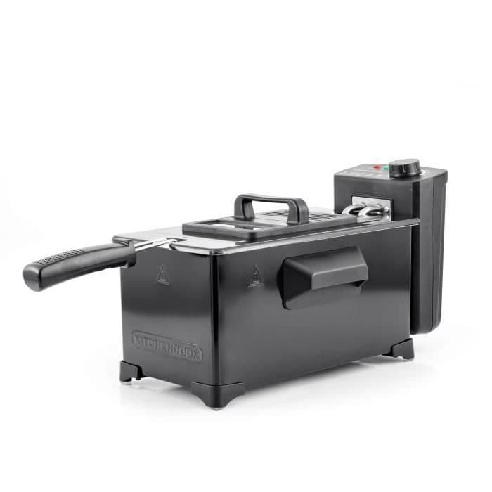 KITCHENCOOK - FR3030_INOX_BLACK - Fryer - 2000W - 3L - Sort