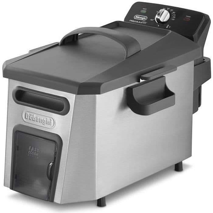 DELONGHI F44510CZ Semiprofessionell FamilyFry elektrisk stekpanna - Rostfritt stål