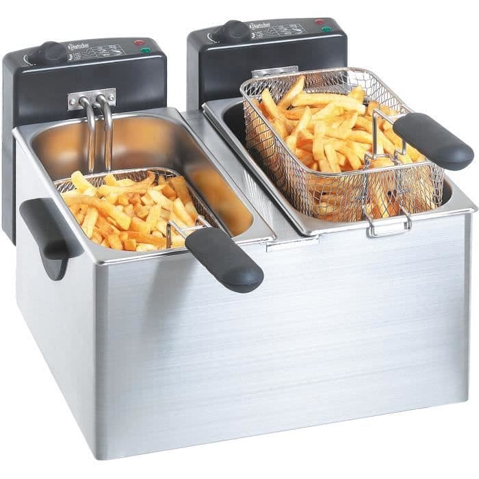 BARTSCHER BA.A165.112 Fryer 2 4-liters skraldespand - rustfrit stål