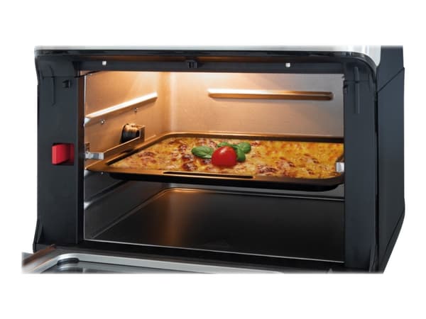 ProfiCook PC-FR 1200 H - Varmluftsteker - 11 liter - 1500 W - rustfritt stål / svart