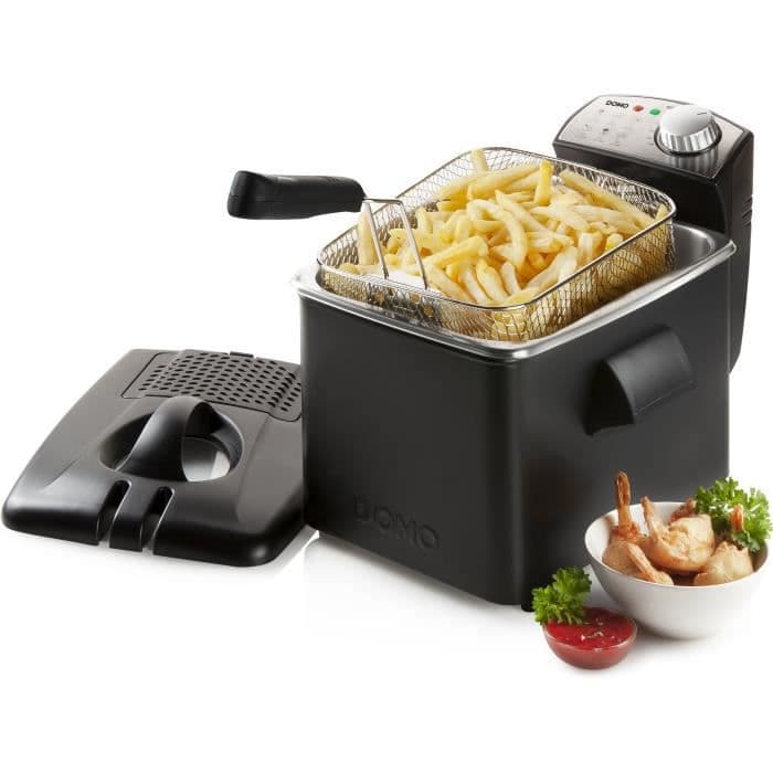 DOMO DO1014FR Fryer - 3200W - Kapacitet 4L - Rustfrit stål