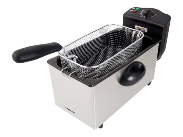 Esperanza Falafel - Dypsteker - 3 liter - 2.2 kW Sort, Hvit