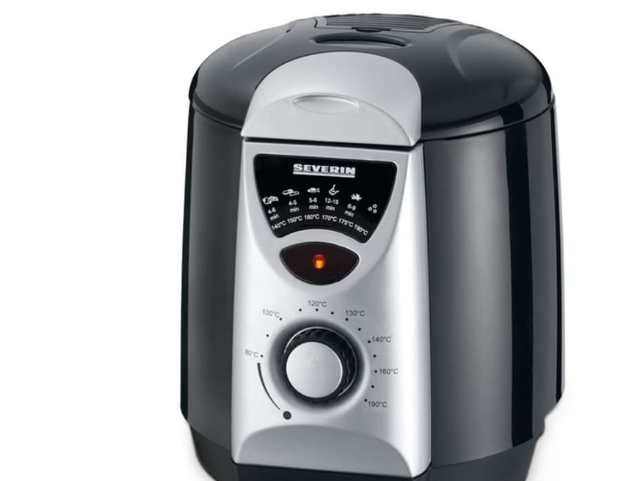 SEVERIN FR 2408 - Fritös - 950 ml - 840 W - svart/silver