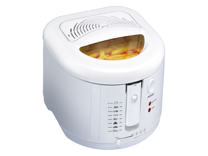 MPM DF-802, Fritös, 2 l, 1 kg, 190 ° C, Single, Vit