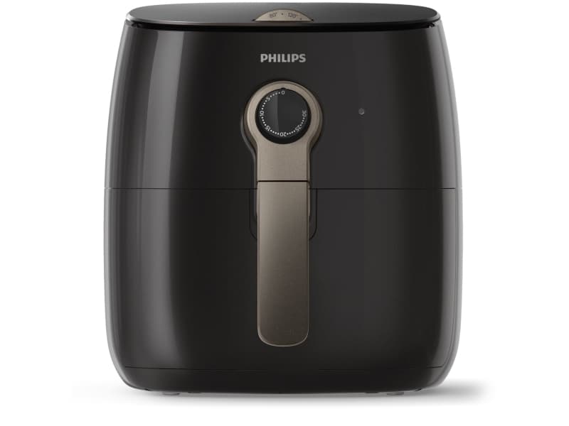 Philips Viva Collection HD9721/10, Varmluftsfritös, 0,8 kg, TurboStar, 30 min, Single, Svart