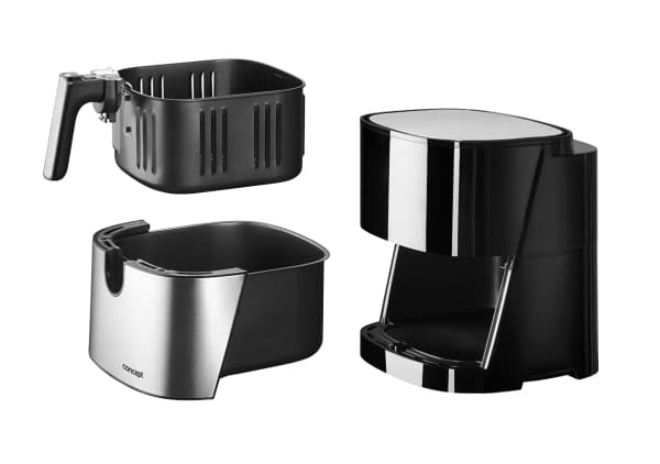 Concept FR5000, Kuumakiertoilmakypsennin, 5 L, 80 °C, 200 °C, 60 min, Yksi