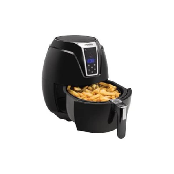 Princess 01.182021.01.001 Varmluftsfritös 3.2 l 1400 W med display, Non-stick-beläggning, Timerfunktion Svart
