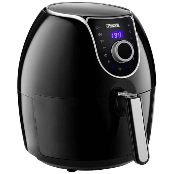 Princess 01.182055.01.001 Varmluftsfritös 5.2 l 1700 W Non-stick-beläggning, med display, Timerfunktion Svart