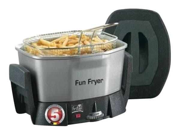 FRITEL Starter FF 1200 Fun Fryer - Dypsteker - 1.5 liter - 1.4 kW - svart/grå/sølv Antrasitt, Metallisk