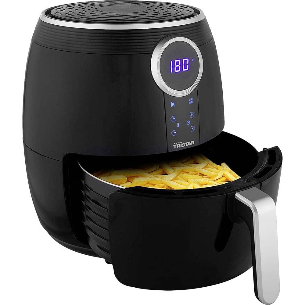 Tristar FR-6956 Varmluftsfritös Cool-Touch-hölje, Överhettningsskydd, Timerfunktion Svart