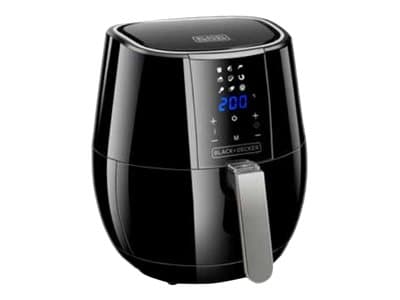 BLACK+DECKER BXAF3500E - Varmluftsteker - 3.5 liter - 1500 W Sort