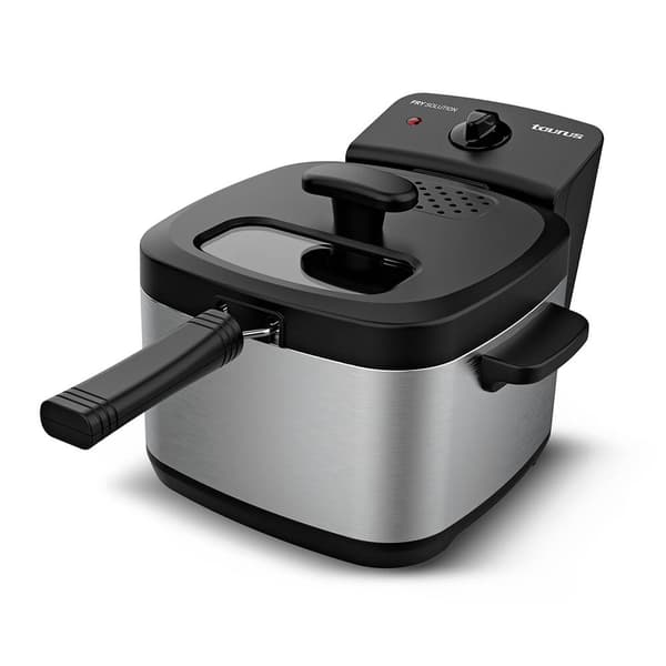 Fritös Fry Solution 1,5L Svart, Rostfritt stål