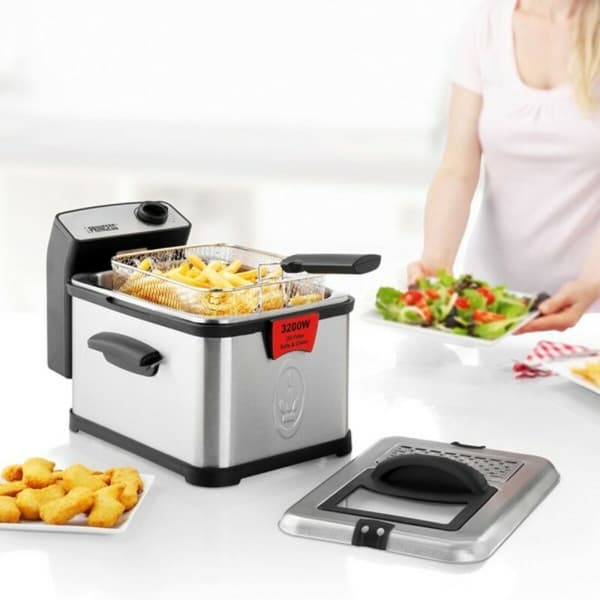 Fritös Princess 01.183001.01.050 3 L 3200W Svart Silvrig 3 L