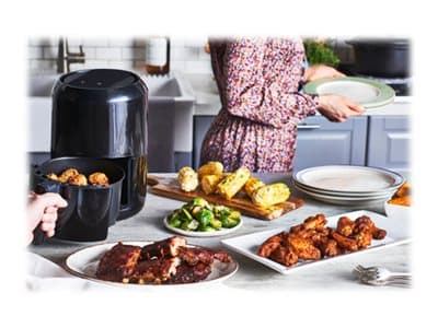 Tefal Easy Fry EY3018 Fritteuse Eins/Eine(r) 1,6 l Eigenständig Heißluftfritteuse Schwarz (FY 3018 EASY FRY)