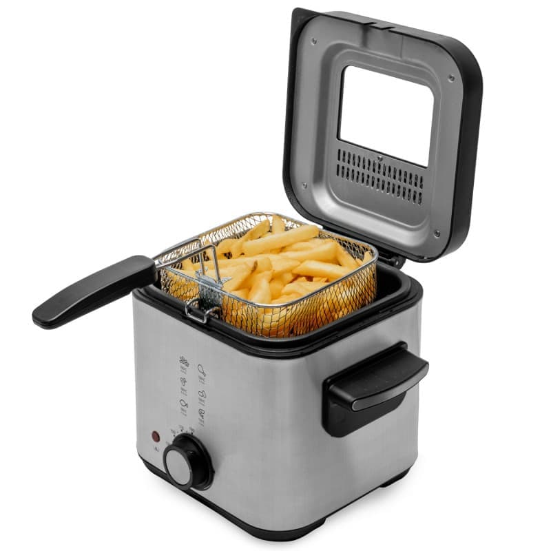 Champion Fritös 1.5L med friteringstips. Gör chips, pommes