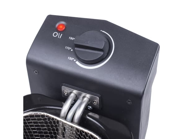 Tristar FR-6919, Frityrkoker, 2 l, 150 °C, 190 °C, Single/enkelt, Sort, Rustfritt stål