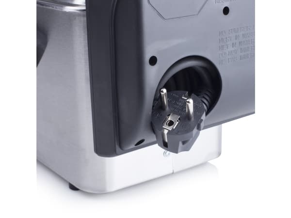 Tristar FR-6919, Frityrkoker, 2 l, 150 °C, 190 °C, Single/enkelt, Sort, Rustfritt stål