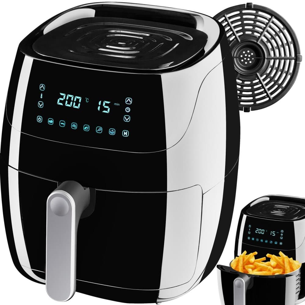Air fryer Yaiza - 4.3 l kapacitet - svart