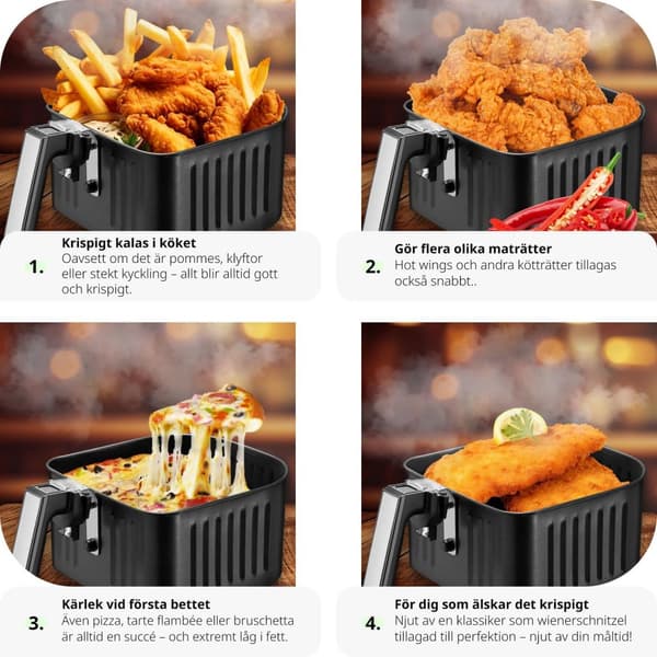 Airfryer Ben 10.2 L - silver
