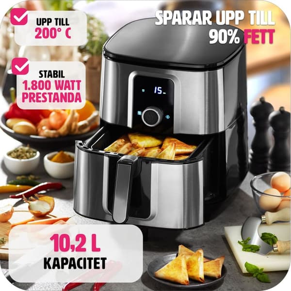 Airfryer Ben 10.2 L - silver