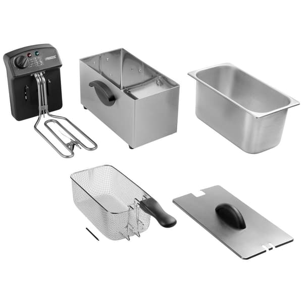 Princess 182626 Kallzons fritös 3 l 2000 W Silver (matt)