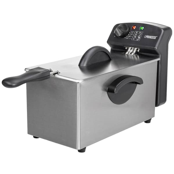 Princess 182626 Kallzons fritös 3 l 2000 W Silver (matt) Rostfritt stål