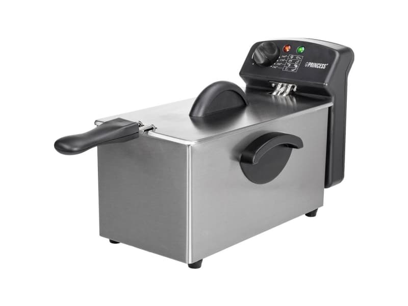 Princess 182626 Single 3 l Fristående 2000 W Fritös Rostfritt stål