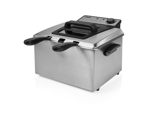 Princess 185000, Frityrkoker, 5 l, 1000 kg, 190 °C, 7 person(er), Dobbel Sort, Rustfritt stål