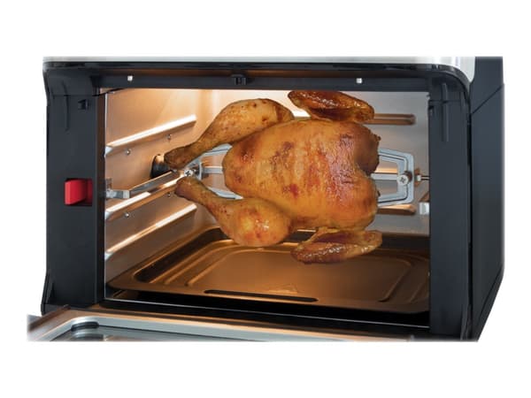 ProfiCook PC-FR 1200 H, Kuumakiertoilmakypsennin, 11 L, 200 °C, Yksi, Musta, Ruostumaton teräs, Kosketus