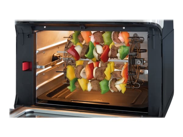 ProfiCook PC-FR 1200 H, Kuumakiertoilmakypsennin, 11 L, 200 °C, Yksi, Musta, Ruostumaton teräs, Kosketus