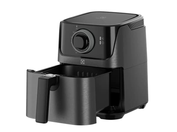 Electrolux E5AF1-4GB, Varmluftsfrityr, 3,5 l, 0,8 kg, 200 °C, 60 min, Single/enkelt Sort