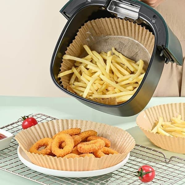 Bakplåtspapper till Airfryer - Non-stick - 50 Pack