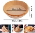Miniatyrbild 6 av 6: Bakplåtspapper till Airfryer - Non-stick - 50 Pack