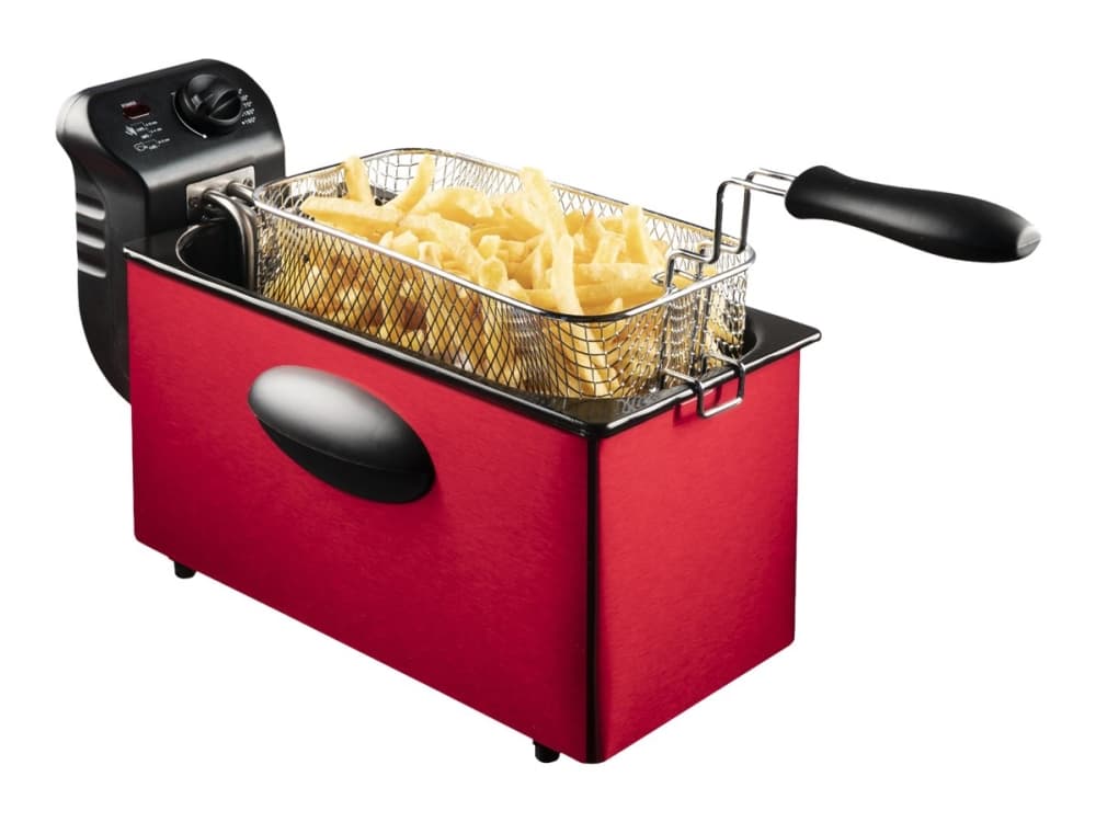 Bestron CRISPY & CO AF357R - Fritös - 3.5 liter - 2000 W