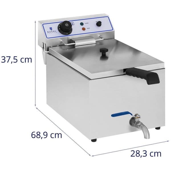 Royal Catering Fritös - 17 L - För fisk