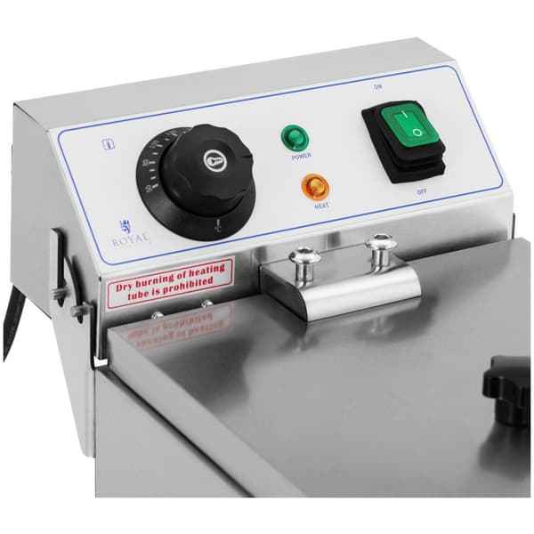 Royal Catering Elektrisk fritös - 8 liter - 230 V