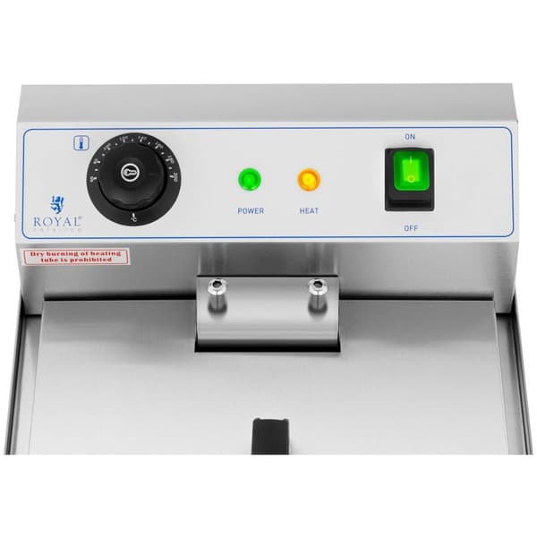 Royal Catering Fritös - 13 liter - 3200 W - Tappkran - Kallzon