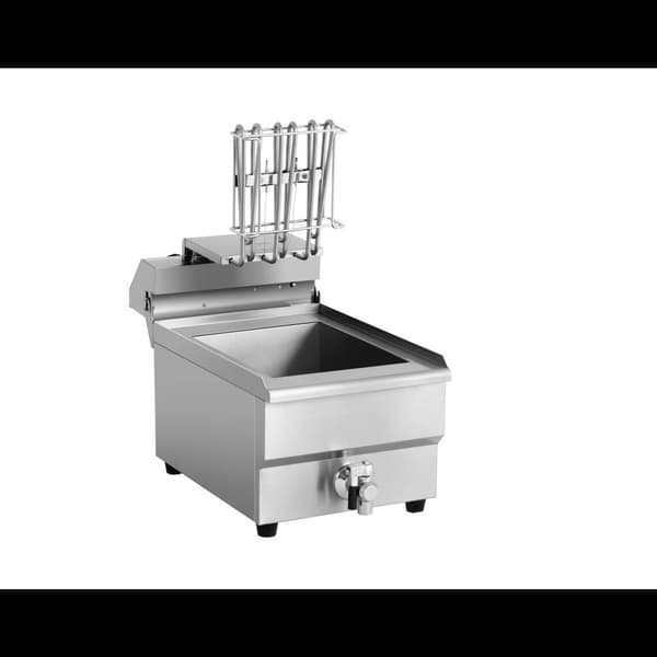 Royal Catering Elektrisk fritös - 16 liter - 6000 W - tappkran - kallzon